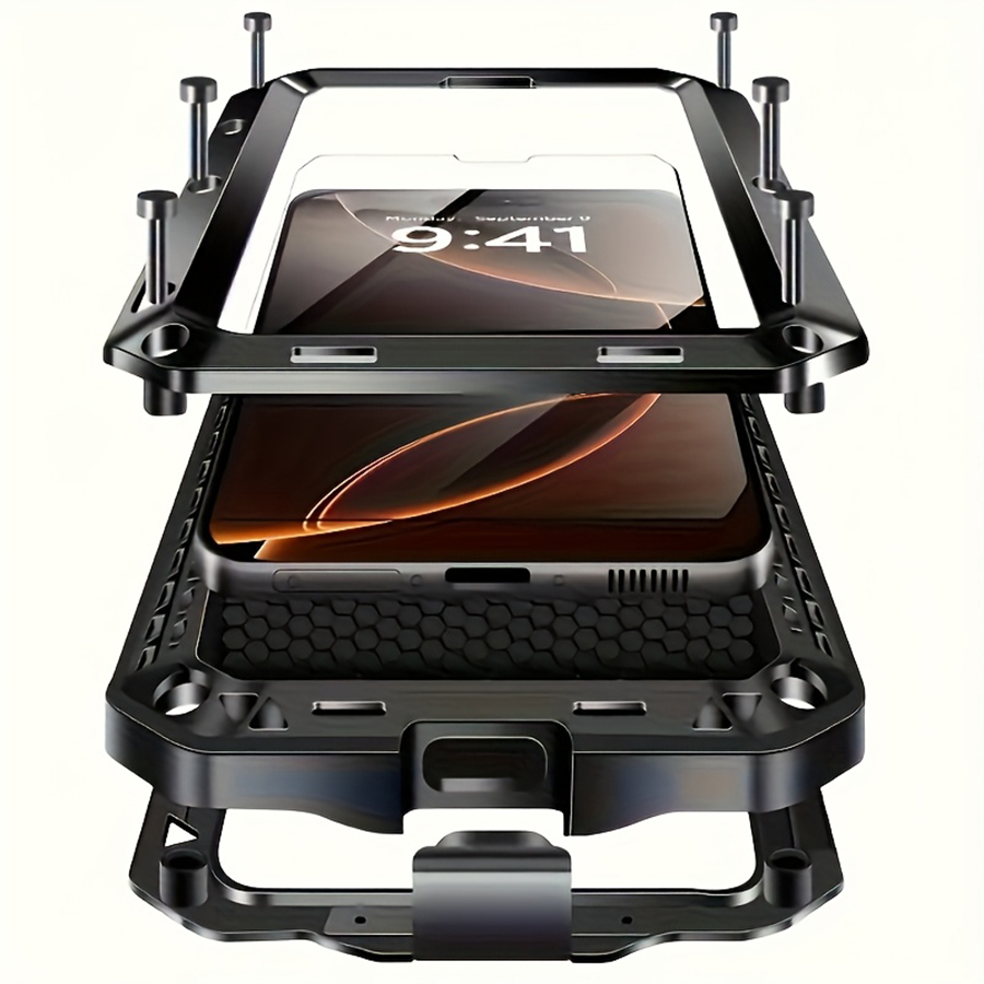 Heavy Duty 360 Full Body Protective Case - Прочный металлический чехол для телефона с