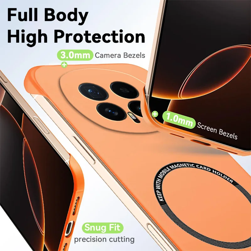 Новый ультратонкий магнитный б – обзор и цена Ultra Thin Frameless Phone Cover