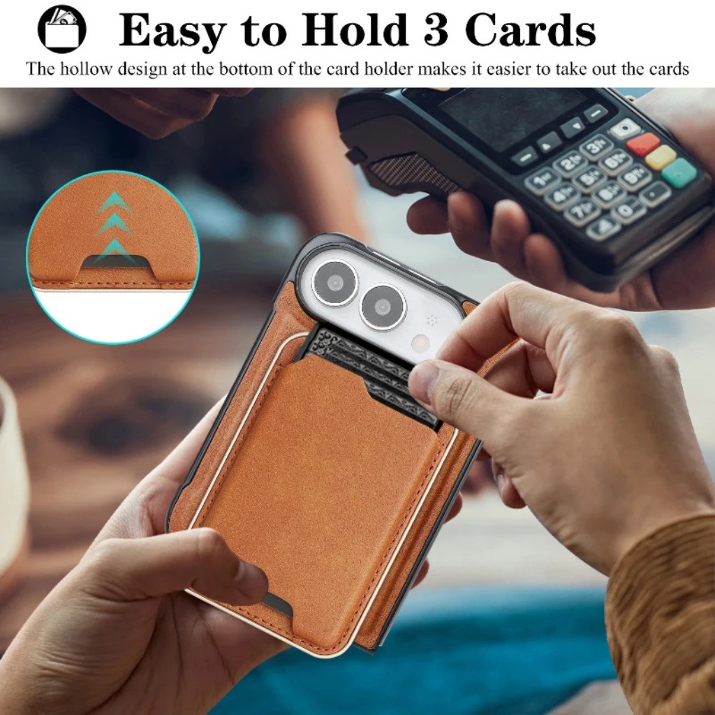 Съемный кожаный чехол-кошелек  – обзор и цена Leather Wallet Card Holder Phone Cover