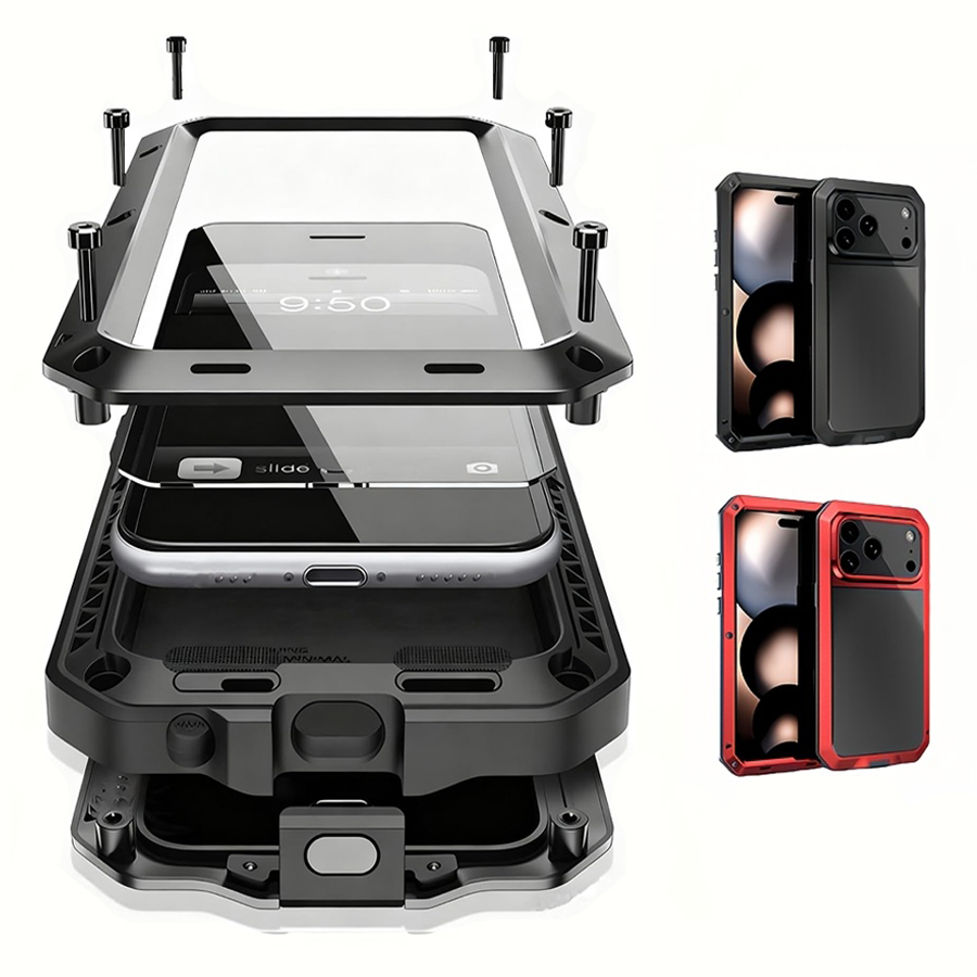 Прочный металлический чехол дл – обзор и цена Heavy Duty 360 Full Body Protective Case